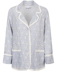 FRONT STREET 8 - Embroidered Cotton Jacket - Lyst
