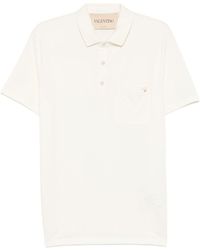 Valentino - Vgold Cotton Polo Shirt - Lyst