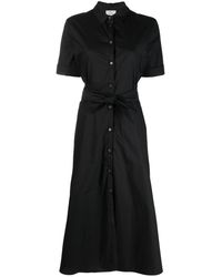 Woolrich - Belted Poplin Shirt Dress - Lyst