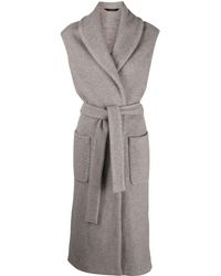 Colombo - Sleeveless Belted Trench Coat - Lyst