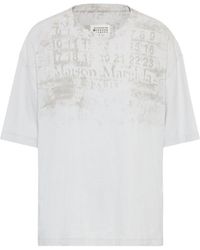 Maison Margiela - Oversized Cotton T-Shirt - Lyst