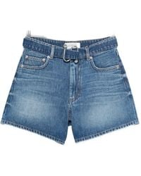 Sportmax - Denim Cotton Shorts - Lyst