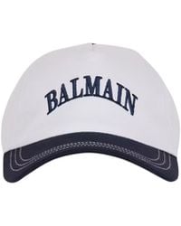Balmain - Cotton Hat - Lyst