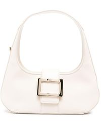 Roger Vivier - Belle Vivier Mini Leather Hobo Bag - Lyst