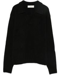 DUNST - Wool Blend Polo Sweater - Lyst