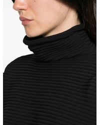 Pleats Please Issey Miyake - Pleated High-Neck Top - Lyst