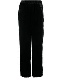 Gold Hawk - Velvet Wide-Leg Trousers - Lyst