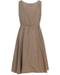 Miu Miu - Silk Blend Mini Dress - Lyst