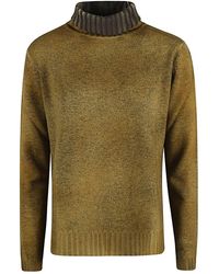 ALESSANDRO ASTE - Wool And Cashmere Blend Turtleneck Sweater - Lyst