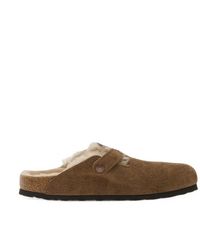 Birkenstock - Boston Shearling Slippers - Lyst