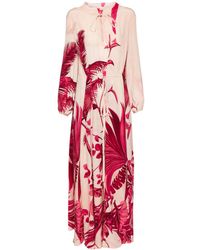 F.R.S For Restless Sleepers - Eione Floral-print Maxi Dress - Lyst