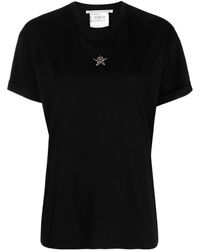 Stella McCartney - Star-detail Short-sleeved T-shirt - Lyst