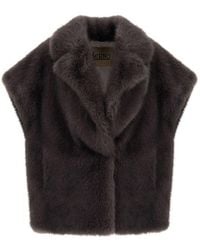 Herno - Faux-Fur Vest, Gilets - Lyst
