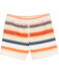 Loewe - Striped Swim Shorts - Lyst