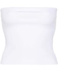Wardrobe NYC - Strapless Cropped Top - Lyst
