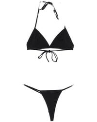 Gucci - Gg Interlocking Triangle Bikini Set - Lyst