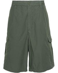 Emporio Armani - Shorts con pieghe - Lyst