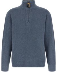 JW Anderson - Wool-Cotton Crewneck Sweater - Lyst