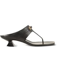 Sergio Rossi - Leather Thong Sandals - Lyst