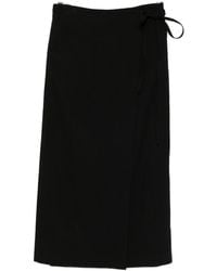 DUNST - Midi Wrap Skirt - Lyst