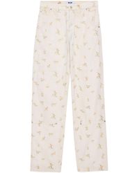 MSGM - Cotton Trousers - Lyst