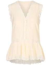 Chloé - V-Necked Top - Lyst