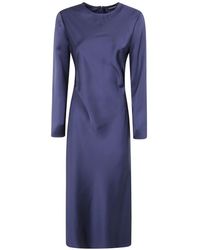 Emporio Armani - Long Dress - Lyst