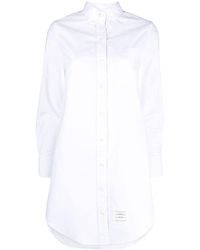 Thom Browne - Mini Shirt Dress - Lyst