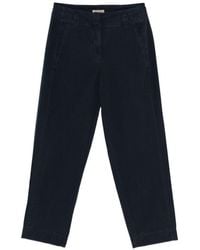 Woolrich - Cotton Carrot Trousers - Lyst