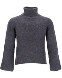 Emporio Armani - Wool Blend Sweater - Lyst