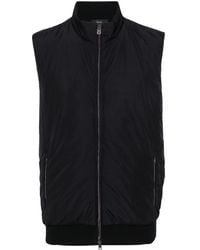 Herno - Zipped Vest - Lyst