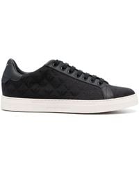 Emporio Armani - Allover Logo Sneakers - Lyst