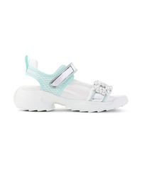 Roger Vivier - Viv On The Run Sandals - Lyst