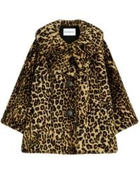 Givenchy - Faux-Fur Short Coat By - Lyst