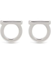 Ferragamo - Gancini Earrings - Lyst