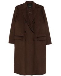 Paltò - Arianna Wool Double-Breasted Coat - Lyst