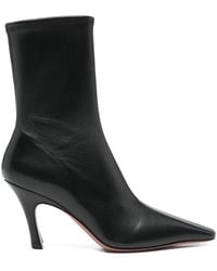 AMINA MUADDI - Jamie Leather Boots - Lyst