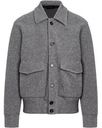 Dondup - Wool-Blend Bomber Jacket - Lyst
