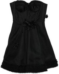 Zimmermann - Luna Linen And Silk Mini Dress - Lyst