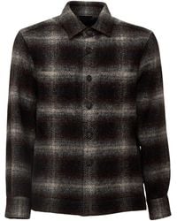 Xacus - Moon Checked Overshirt - Lyst