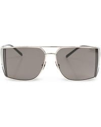 Saint Laurent - Sl 750 Sun Glasses Silver - Lyst