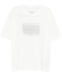 Maison Margiela - Logo Cotton T-Shirt - Lyst