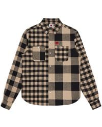 ICECREAM - Cotton Blend Checked Shirt - Lyst