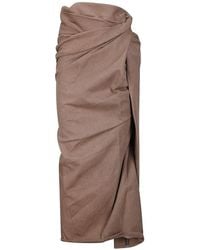 DIESEL - Denim Long Skirt - Lyst