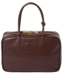 Miu Miu - Beau Large Leather Handbag - Lyst