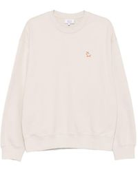 Maison Kitsuné - Chillax Fox Cotton Sweatshirt - Lyst