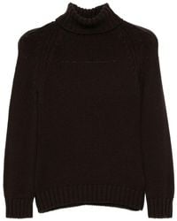 Base London - Wool Turtle-Neck Sweater - Lyst