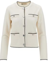 Tory Burch - Kendra Wool Cardigan - Lyst