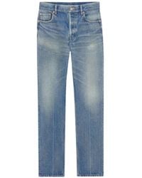 Saint Laurent - Straight Leg Denim Jeans - Lyst