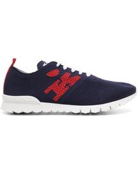 Kiton - Logo Cotton Sneakers - Lyst